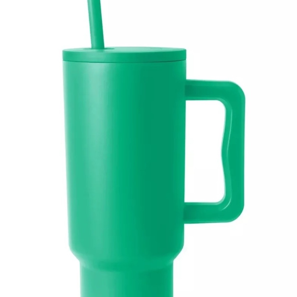 Simple Modern Trek Tumbler W/Handle & Straw, 40oz Choice Green